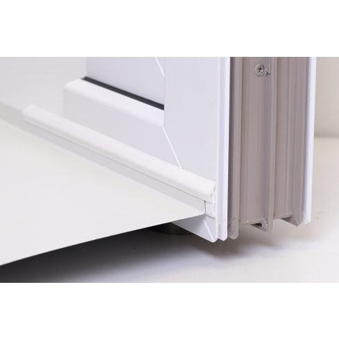 Uszczelka PCV do parapetów metalowych biała 1 mb.