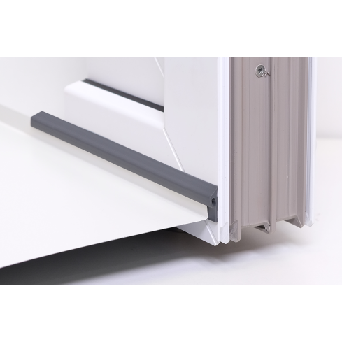 Uszczelka PCV do parapetów metalowych grafitowa 1 mb.