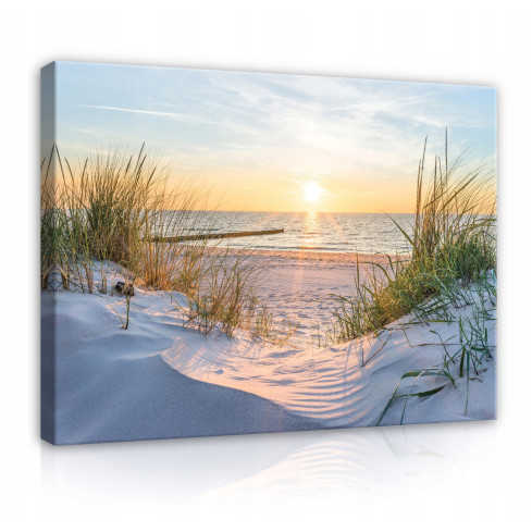Obraz PLAŻA MORZE 3D Na Płótnie Do Salonu 60x40