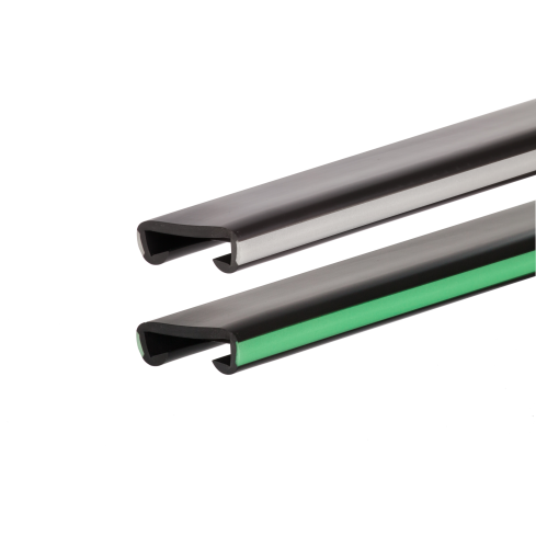 Listwa poręczowa PCV FOTO, poręczówka 40x8mm czarny