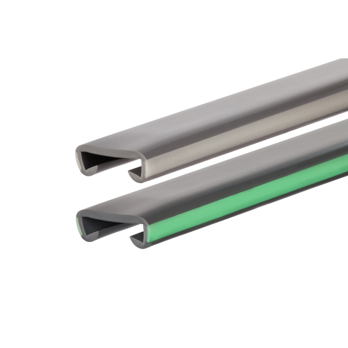 Listwa poręczowa PCV FOTO, poręczówka 40x8mm ciemnoszary