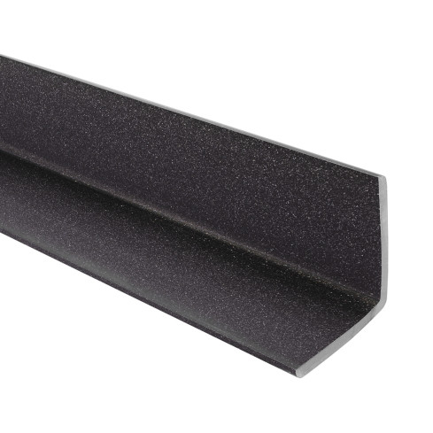 Kątownik miękki PCV - KM - czarny/srebrny