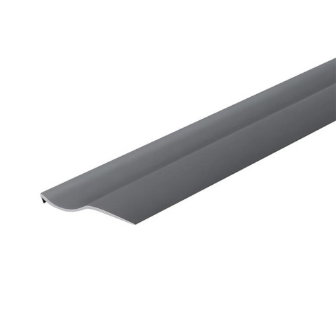 Listwa ogrodzeniowa PCV do montażu pionowego - antracyt