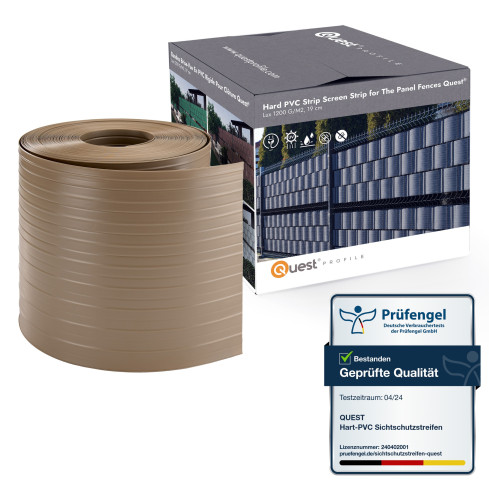 Taśma Ogrodzeniowa Quest® Lux  900 g/m2, 19cm Beżowy RAL1019