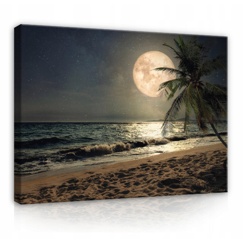 Obraz PLAŻA MORZE Na Płótnie Widok Natura 60x40