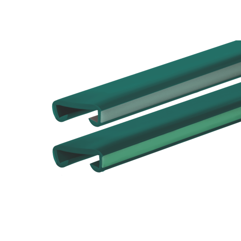 Listwa poręczowa PCV FOTO, poręczówka 40x8mm zielony