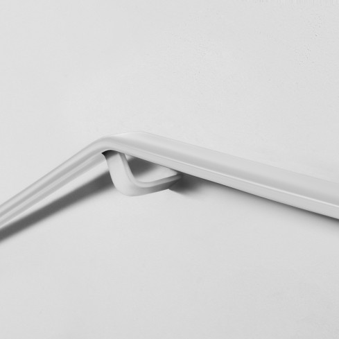 Listwa poręczowa PCV PREMIUM, poręczówka 40x8mm biały