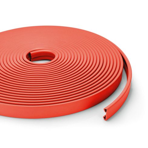 Listwa poręczowa PCV STANDARD 40x8mm czerwony