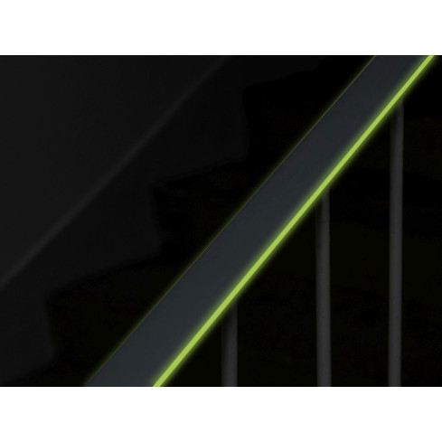 Listwa poręczowa PCV FOTO, poręczówka 40x8mm brąz