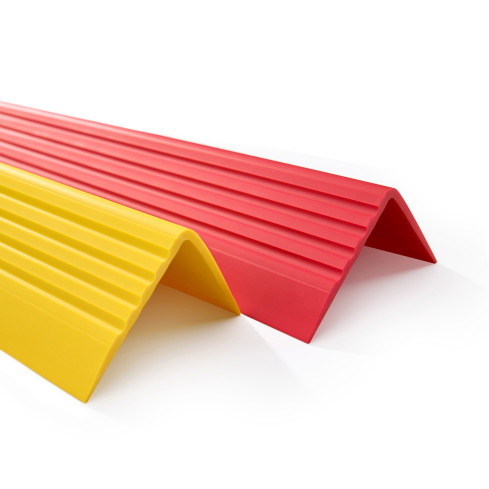 Profil schodowy antypoślizgowy samoprzylepny BHP ostrzegawczy RGP-O 50x50 mm żółty