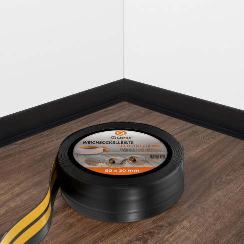 Listwa przypodłogowa samoprzylepna PCV 50x20mm czarny