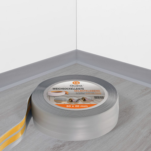 Listwa przypodłogowa samoprzylepna PCV 50x20mm szary
