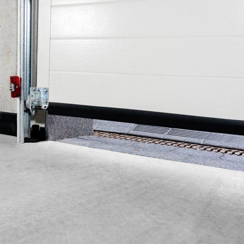 Listwa maskująca samoprzylepna PCV, listwa okienna płaska z tworzywa sztucznego, profil końcowy  srebrna 5m