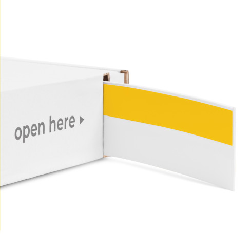 Listwa maskująca do okien, samoprzylepna, biała