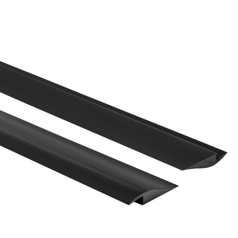 Elastyczny profil najazdowy PVC do płytek, dywanów, czarny