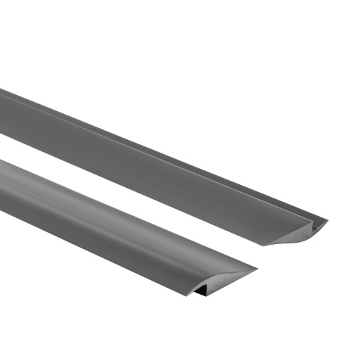 Elastyczny profil najazdowy PVC do płytek, dywanów, ciemnoszary
