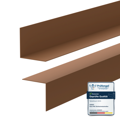 Minimalistyczna listwa przypodłogowa PVC twarda, Loft, Modern, brąz