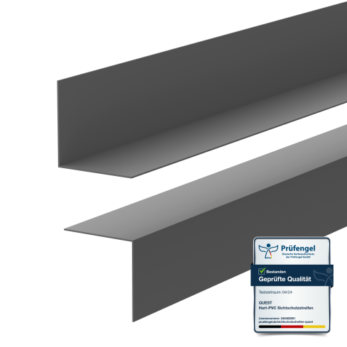 Minimalistyczna listwa przypodłogowa PVC twarda, Loft, Modern, ciemnoszary