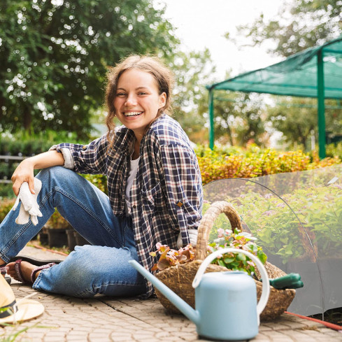 Szklarnia ogrodowa tunel ogrodowy foliowy do upraw 3m