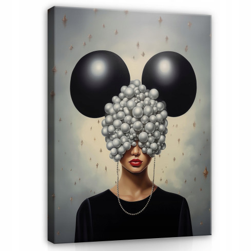 OBRAZ NA PŁÓTNIE ŚCIANĘ KOBIETA ABSTRAKCJA DUŻY DO SYPIALNI SALONU 40x30