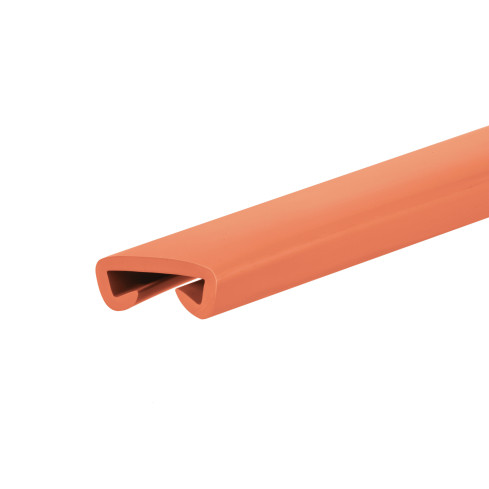 Listwa poręczowa PCV PREMIUM, poręczówka 40x8mm, ceglany 1m