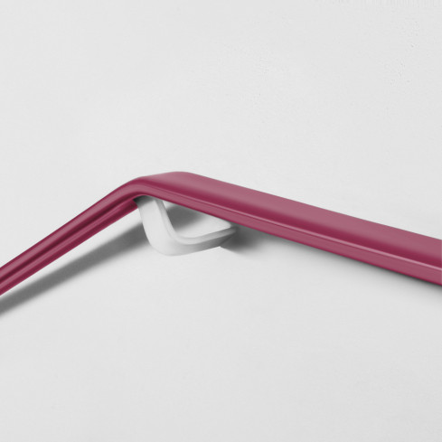 Listwa poręczowa PCV PREMIUM, poręczówka 40x8mm bordowy