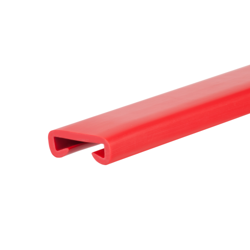 Listwa poręczowa PCV PREMIUM, poręczówka 40x8mm czerwony