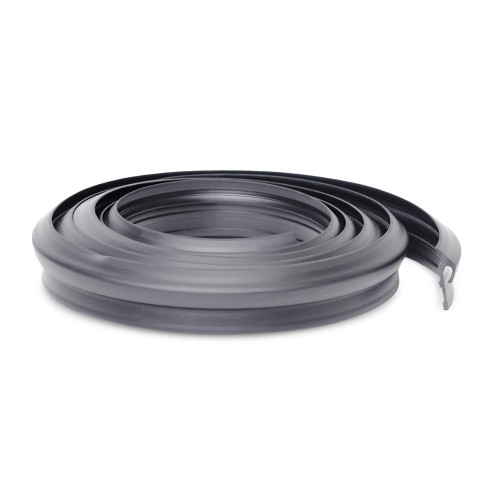 Uszczelka PCV do parapetów metalowych grafitowa 1 mb.