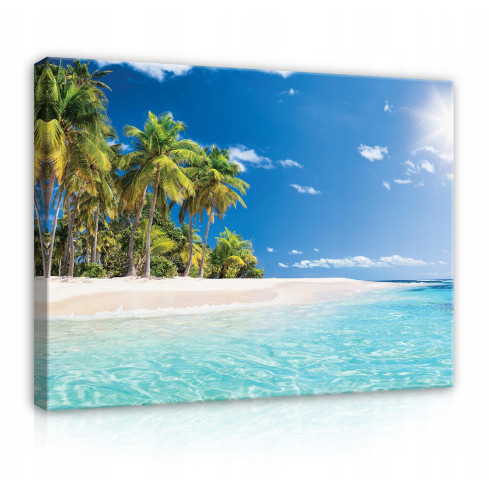 Obraz PLAŻA MORZE Na Płótnie Do Sypialni 60x40