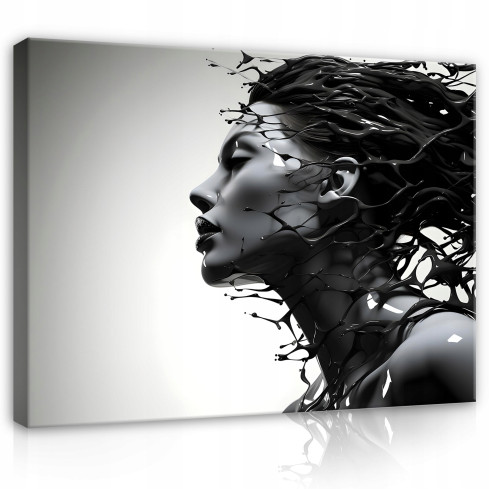 Obraz KOBIETA ABSTRAKCJA Na Płótnie Ścianę 100x70