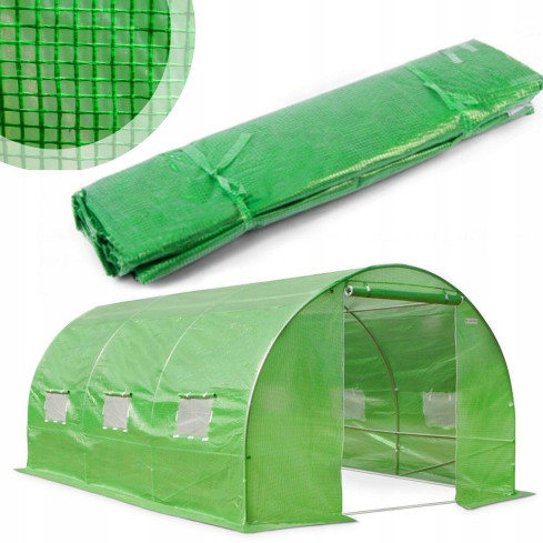 Folia zbrojona tunelu ogrodowego szklarni siatka 3x2x2m