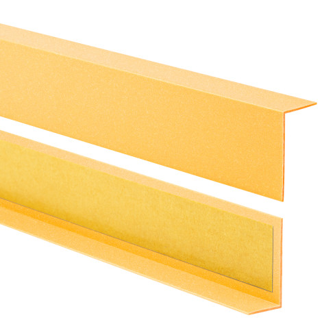 Profil kątowy PVC nierównoramienny, samoprzylepna ochrona krawędzi, ochrona narożników, złoty