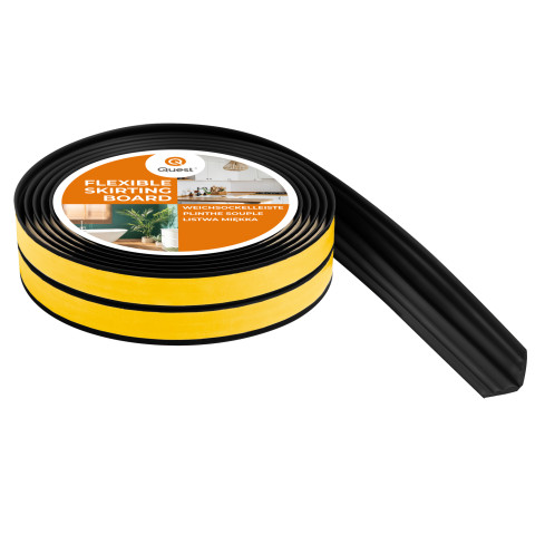 Listwa antypoślizgowa, ochronna, zabezpieczająca PCV 40mm, LAP2 czarny, 5m