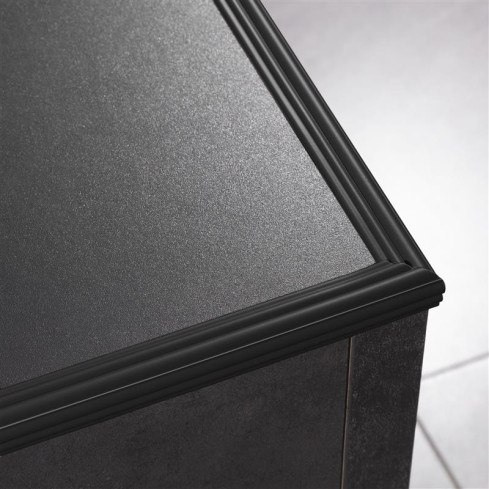 Listwa antypoślizgowa, ochronna, zabezpieczająca PCV 40mm, LAP2 czarny, 5m