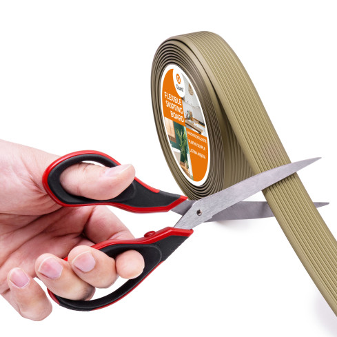 Listwa antypoślizgowa PVC samoprzylepna, rowkowana, LAP3, 35mm, 5m, mosiądz