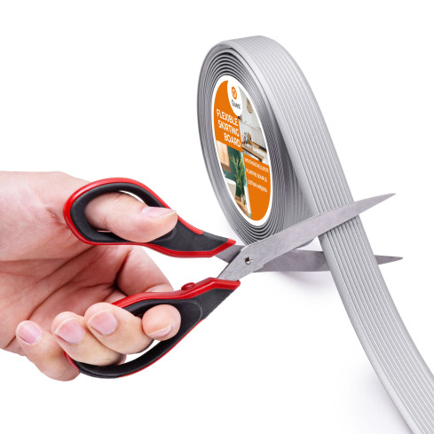 Listwa antypoślizgowa PVC samoprzylepna, rowkowana, LAP3, 35mm, 5m, srebrny