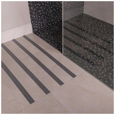 Listwa antypoślizgowa LAP czarny/srebrny 35mm, 5m