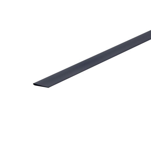Listwa montażowa PVC ścienna, łączenie wykładziny ze ścianą, czarny