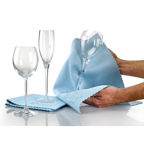 Ściereczka z mikrofibry do mycia i polerowania szkła, luster - No streaks 37x37