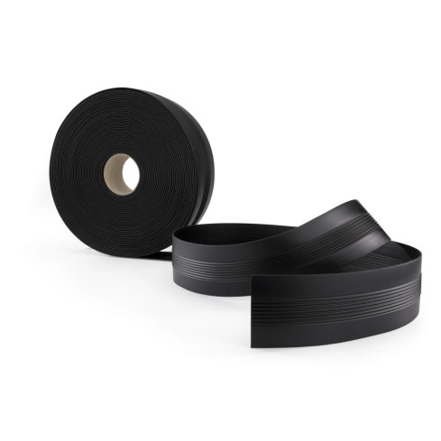 Listwa dylatacyjna PVC, elastyczna taśma łączeniowa do wykładzin PVC, płytek, paneli, 70x2mm, czarny