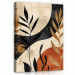 OBRAZ BOHO LIŚCIE NOWOCZESNY NA PŁÓTNIE ŚCIANĘ DO SYPIALNI SALONU 40x30