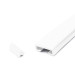 Zakończenie do listwy poręczowej PVC PREMIUM 40x8 mm, zaślepka do profilu poręczowego PREMIUM, biały