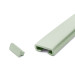 Zakończenie do listwy poręczowej PVC, zaślepka do profilu poręczowego PREMIUM, 40x8, jasnozielony