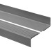 Profil schodowy PCV 48x42 mm, antypoślizgowy nosek schodowy, PMW, ciemnoszary, 150 cm