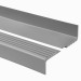 Profil schodowy PCV 42x40 mm, antypoślizgowy nosek schodowy, RF, ciemnoszary, 150 cm