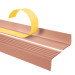 Profil schodowy antypoślizgowy samoprzylepny, 40x25, jasnobrązowy
