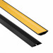 Listwa kablowa maskująca samoprzylepna PCV – 200 cm, trapezowa, czarny