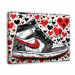 OBRAZ BUTY STREET ART GRAFFITI NOWOCZESNY NA PŁÓTNIE ŚCIANĘ 40x30