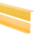 Profil kątowy PVC nierównoramienny, klejony po zewnętrznej stronie, ochrona narożników, złoty