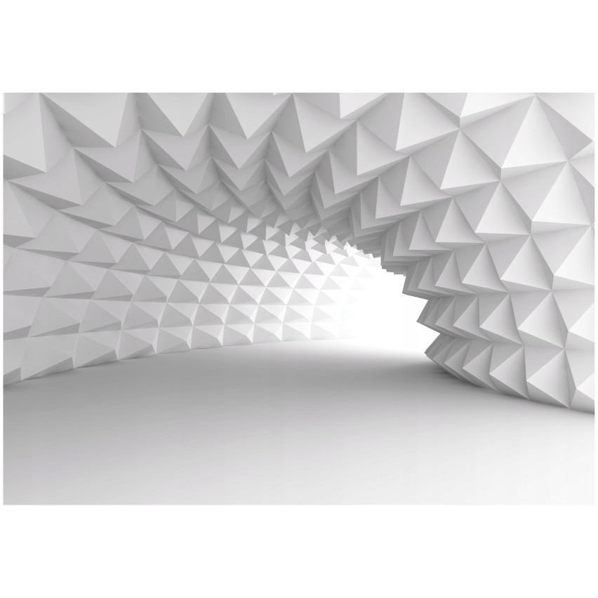 FOTOTAPETA 3D TUNEL OPTYCZNA DO SYPIALNI SALONU TAPETA ŚCIENNA 250x175